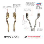 2018-2026 Ferrari 812 Superfast/GTS Fabspeed Sport Catalytic Converter and X-Pipe Exhaust System - image 1