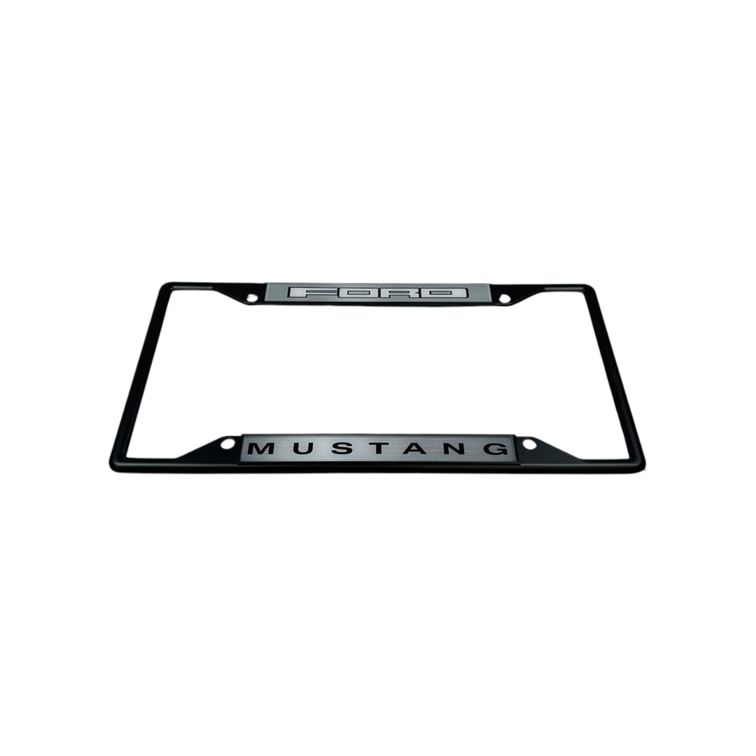 Ford Mustang Black License Plate Frame