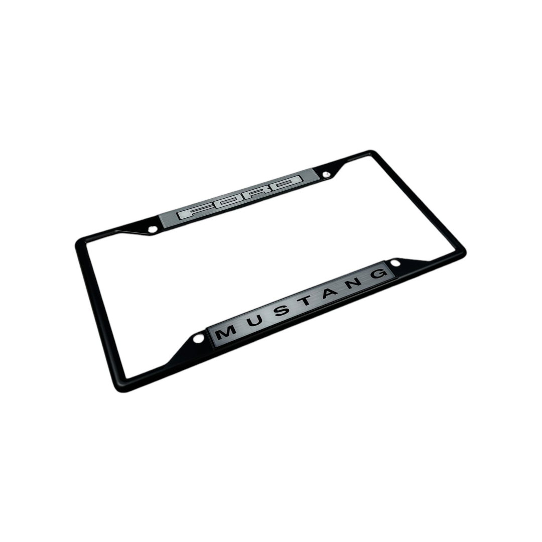 Ford Mustang Black License Plate Frame