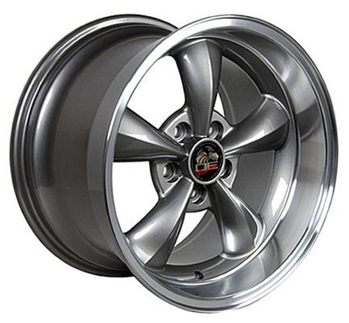 OE Wheels FR01 17x10.5 Gloss Anthracite Machined Lip wheel, 5x114.3, 27mm offset
