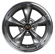 OE Wheels FR01 17x10.5 Gloss Anthracite Machined Lip wheel, 5x114.3, 27mm offset
