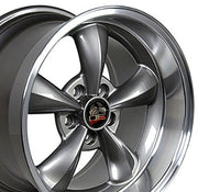 OE Wheels FR01 17x10.5 Gloss Anthracite Machined Lip wheel, 5x114.3, 27mm offset