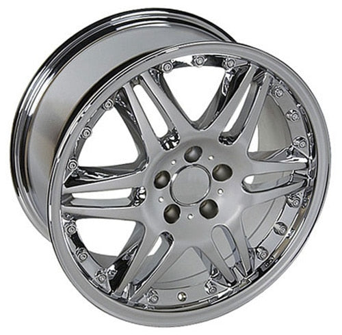 Set of 4 OE Wheels MB09 18x8.5 Chrome wheel, 5x112, 35mm offset