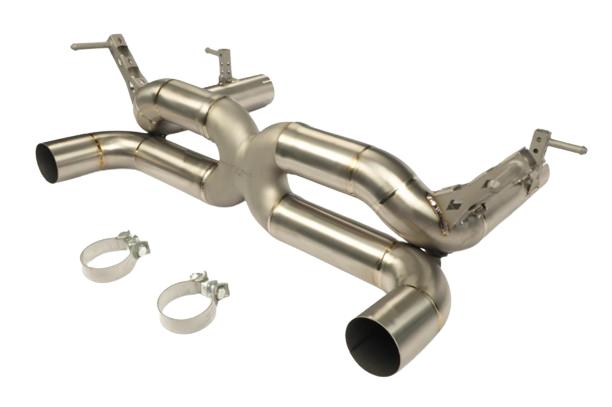 2015-2019 Ferrari 488 / Pista Fabspeed Supreme Titanium X-Pipe Exhaust - image 1